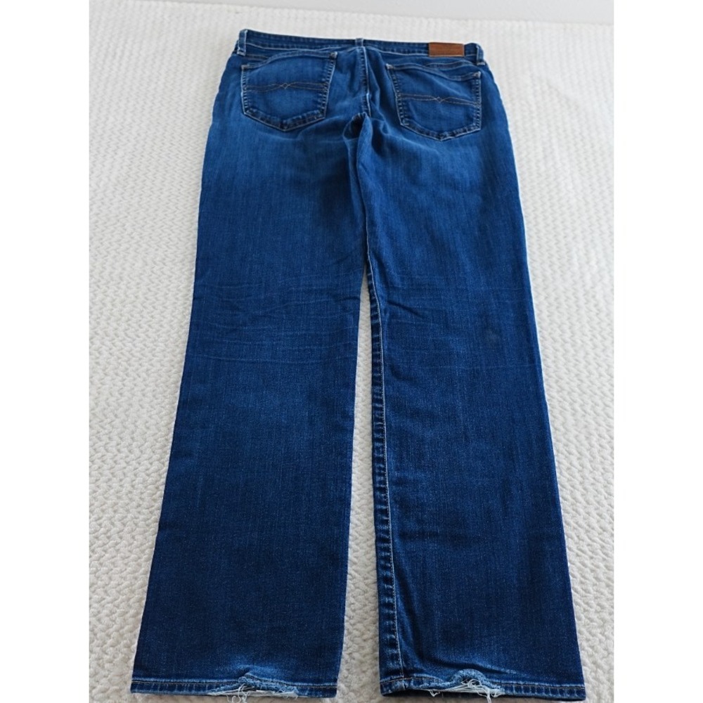 Lucky Brand Jeans Womens 12/31 orta premium Blue Slim Denim Pants Dark Wash Y2K - Picture 14 of 16